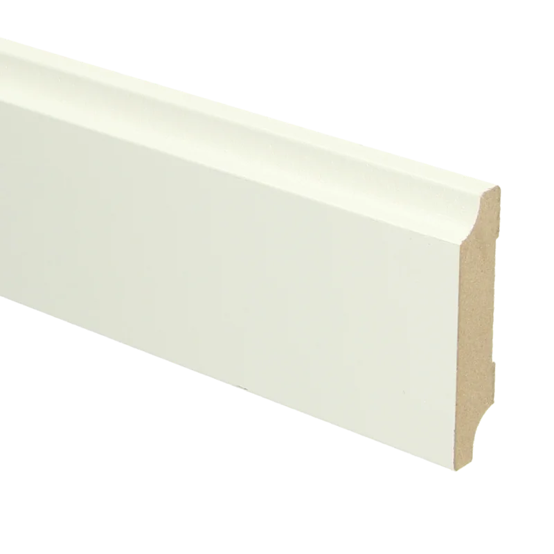 Laatste Versie MDF Retro Plint 70x15 RAL 9010 Zuiver Wit 16020